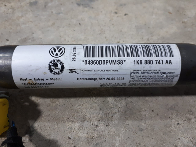Б/у подушка безопасности боковая 1K6880741AA для Volkswagen Golf V Б/у подушка безопасности боковая 1K6880741AA для Volkswagen Golf V
