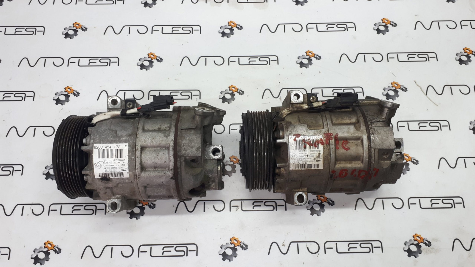 Б/у компрессор кондиционера 8200454172 для Nissan/ Opel/ Renault/ Vauxhall