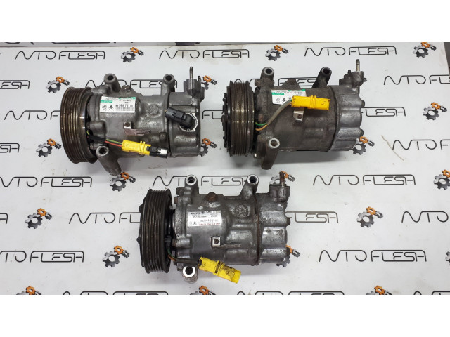 Б/у компрессор кондиционера SANDEN 9659875780/ 11840009762 для Citroën/ Peugeot