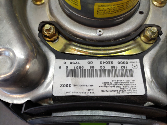 Подушка безпеки/ airbag 1634600298 Mercedes ML-Class Подушка безпеки/ airbag 1634600298 Mercedes ML-Class