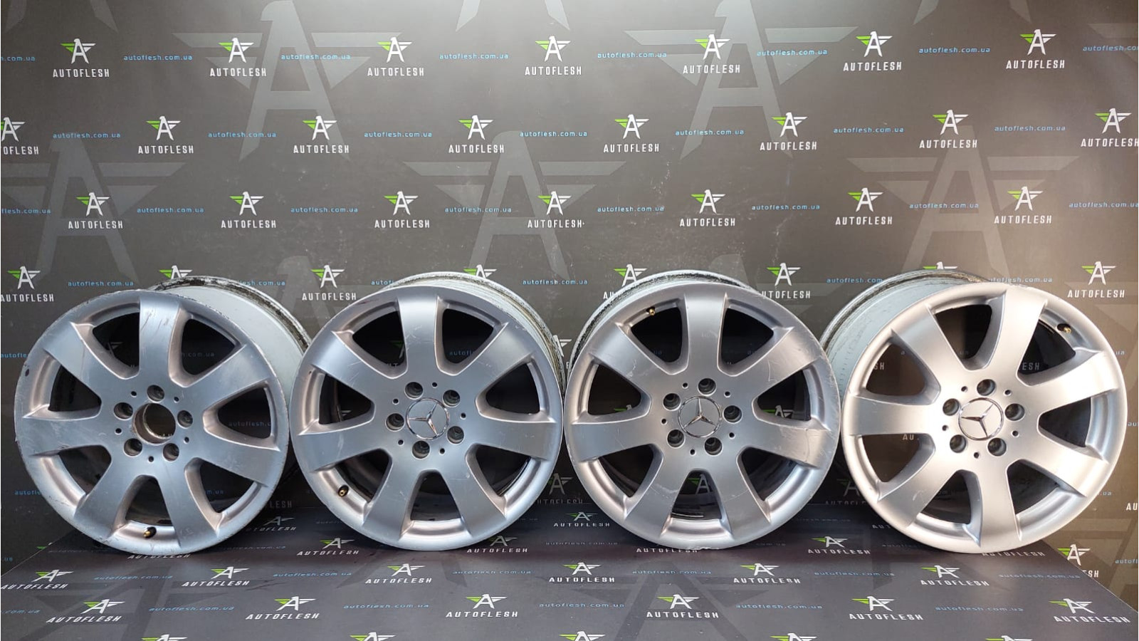 Б/у диски R17, A2514011002, 7.5Jx17H2/ ET56, разболтовка 5x112, DIA: 66.6 для Mercedes