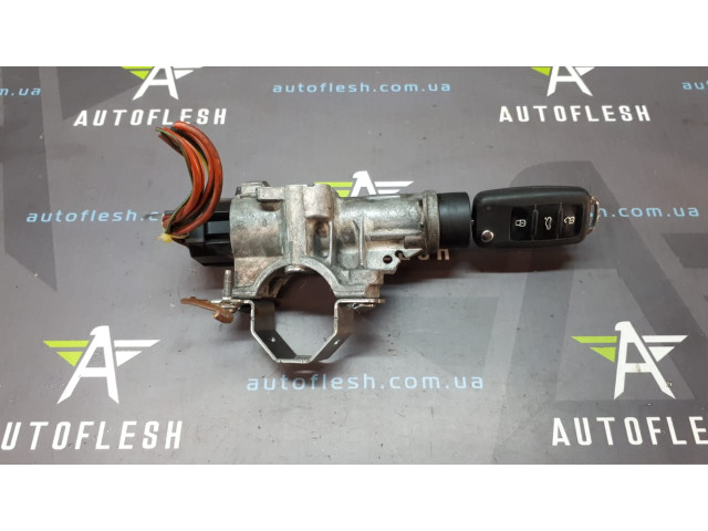 Б/у замок зажигания/ ключ зажигания 4B0905851C для Audi/ Seat/ Skoda/ Volkswagen