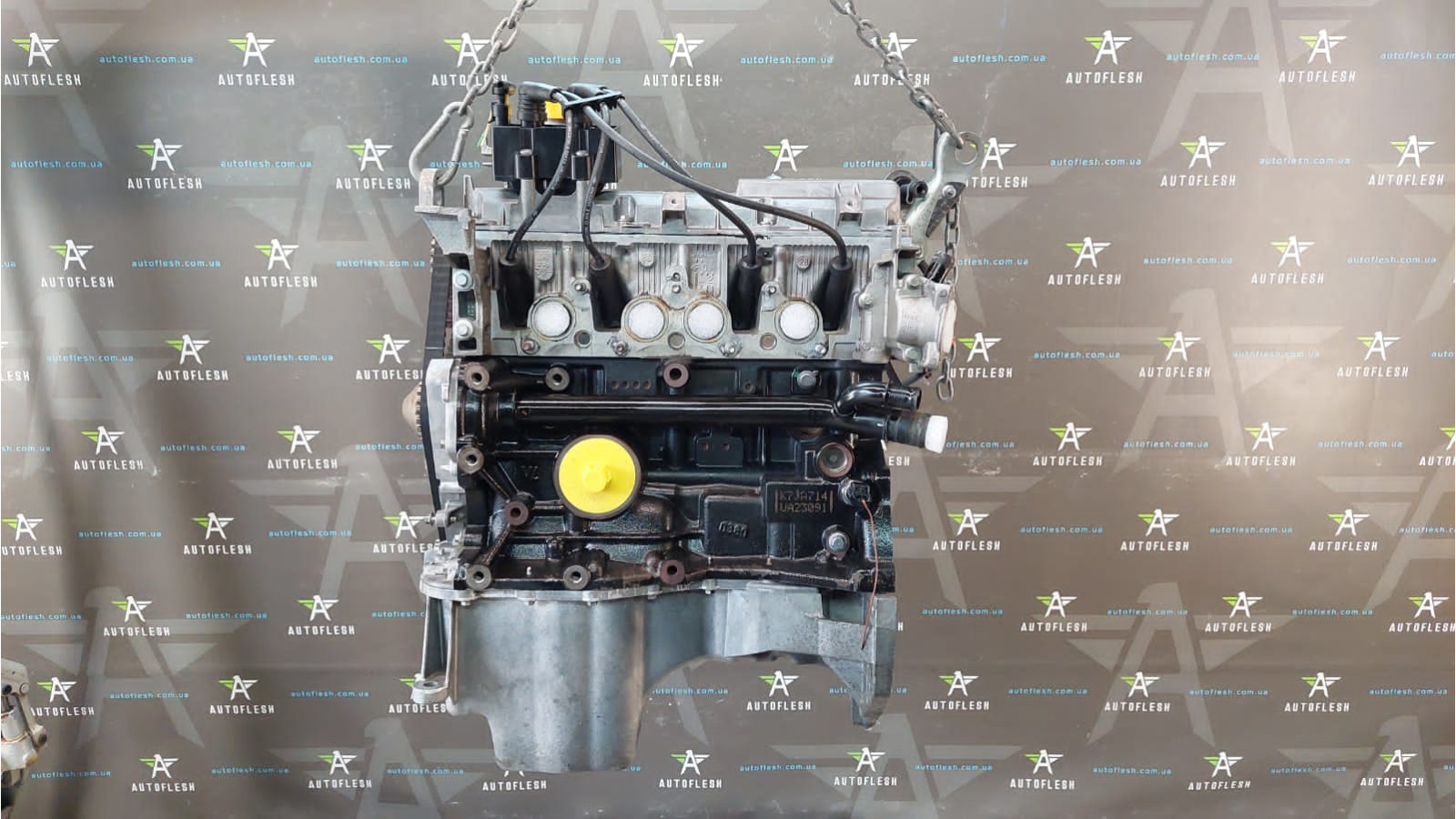 Б/у двигатель K7J714, 1.4 MPI для Dacia Logan, Sandero/ Renault Thalia