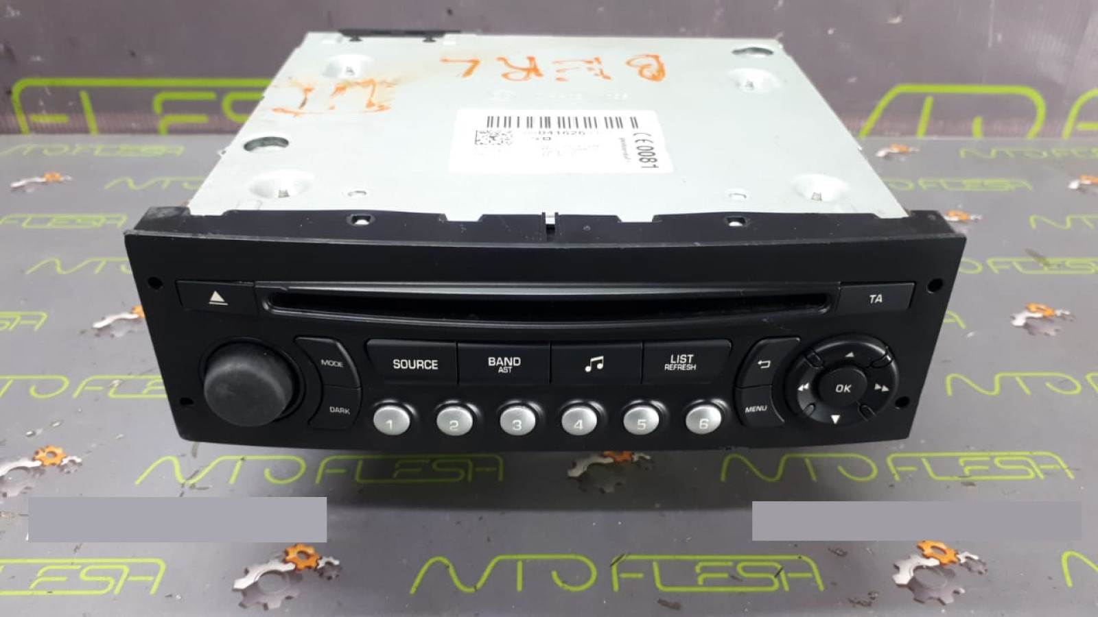 Б/у магнитола/ радио/ MP3/ CD A2C37498601, 98041626XT01 для Citroen Berlingo/ Peugeot Partner