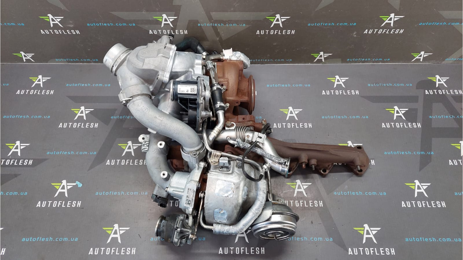 Б/у турбина в сборе 11658570241/ 11658570240, 3.0 D для BMW 5/ 6/ 7/ X3/ X4