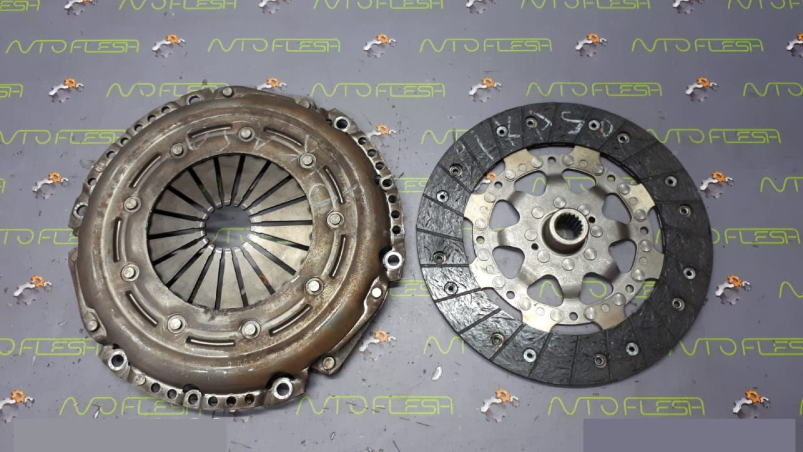Б/у диск сцепления, корзина 9653295680/ 9658419980, 1.6 HDI для Citroen/ Peugeot
