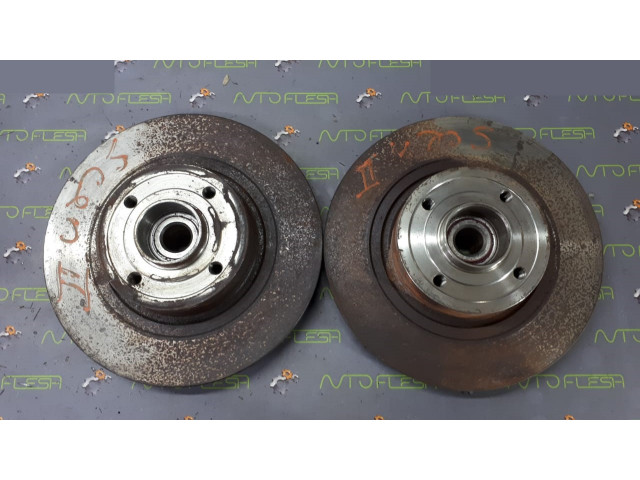 Б/у диски тормозные задние, ступица (подшипник) 7701207898, 270 мм для Renault Megane II/ Scenic II