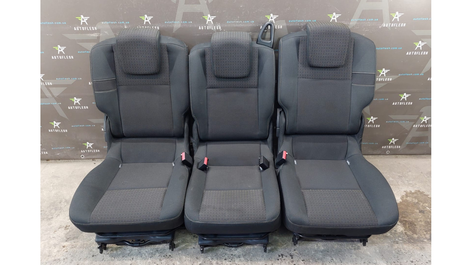 Б/у сиденья задние тройка (трансформер) для Renault Grand Scenic III/ Scenic III