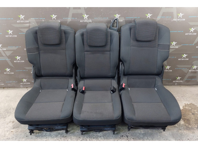 Б/у сиденья задние тройка (трансформер) для Renault Grand Scenic III/ Scenic III Б/у сиденья задние тройка (трансформер) для Renault Grand Scenic III/ Scenic III