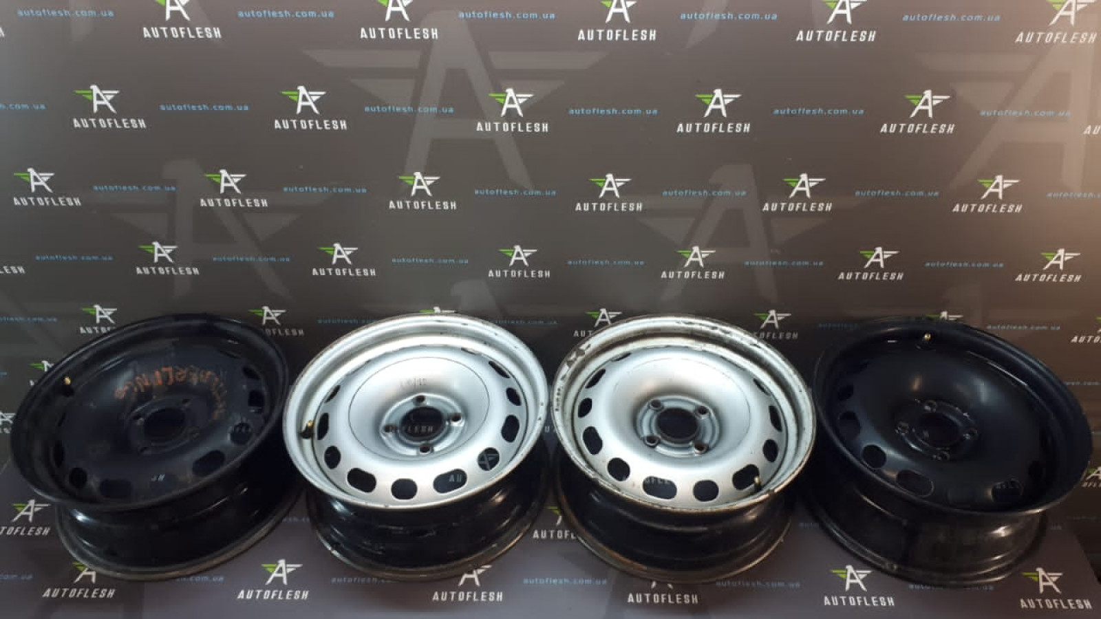Б/у диск KBA43816, R15, 6.5Jx15/ ET27, разболтовка 4x108 для Citroen Berlingo/ Peugeot Partner