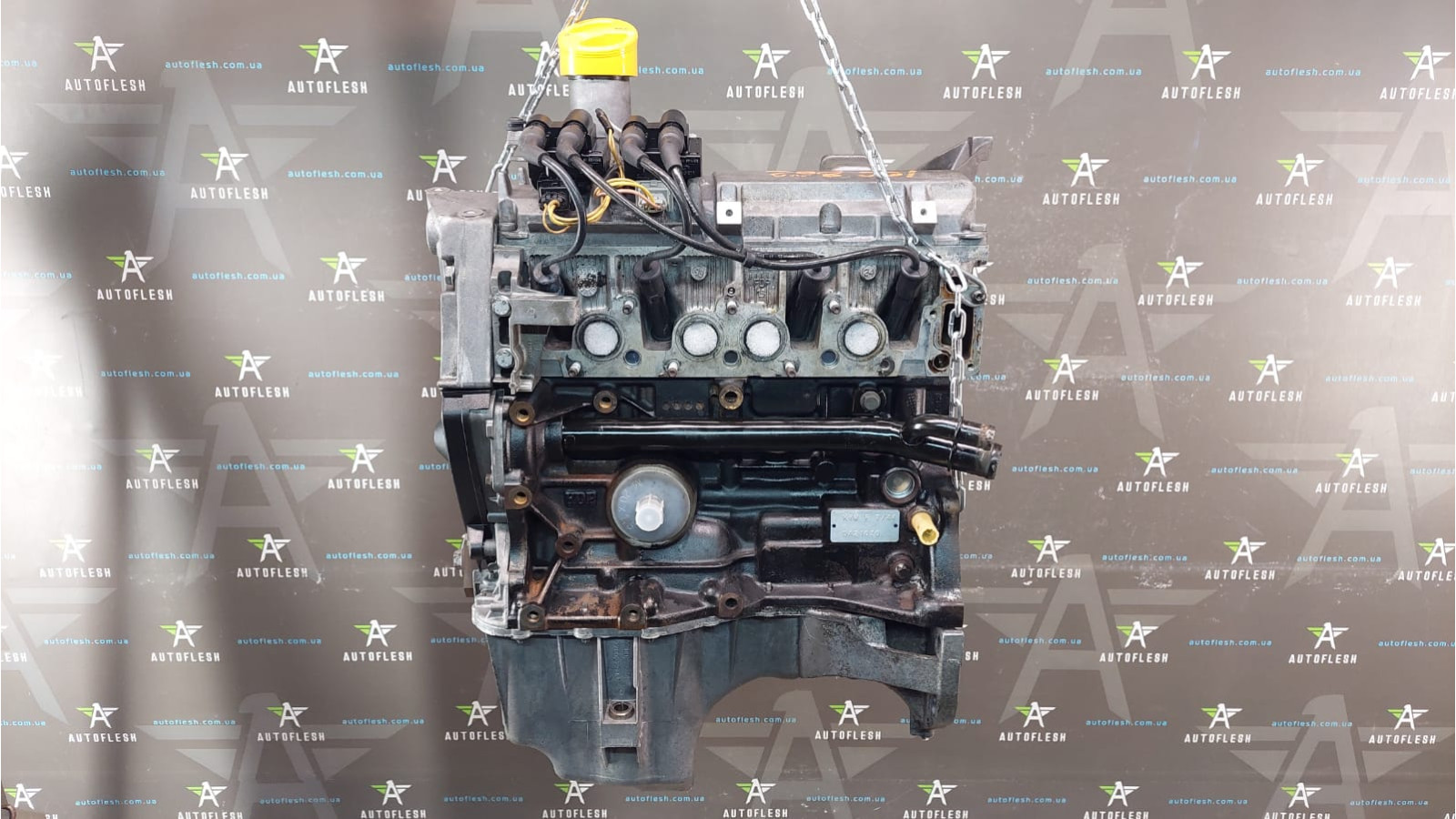 Б/у двигатель K7M744, 1.6 8V для Dacia/ Renault