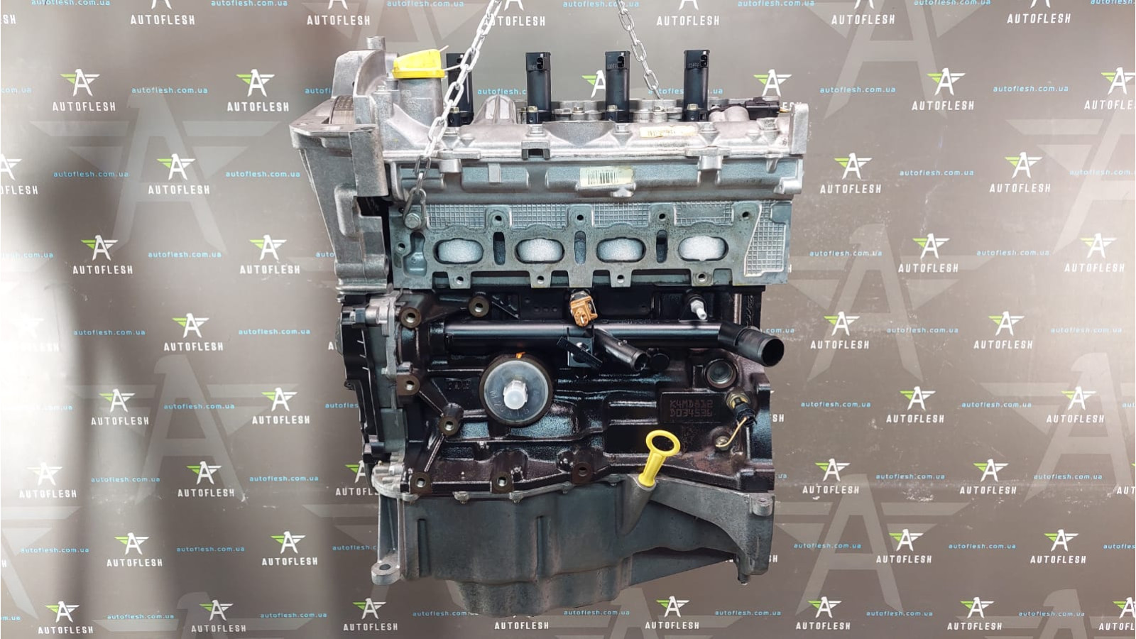 Б/у двигатель K4M812/ 7702035114, 1.6 16V для Dacia/ Renault