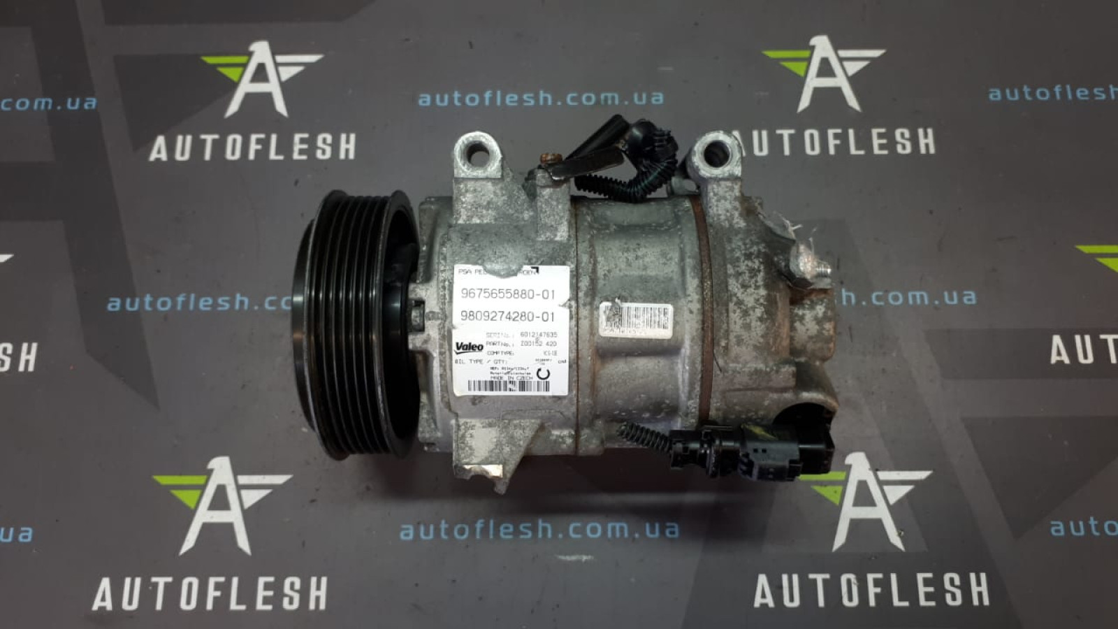 Б/у компрессор кондиционера 9675655880, 9809274280 для Citroen/ Peugeot