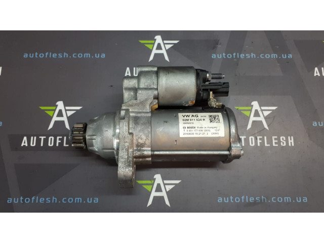 Б/у стартер 02M911024R/ 0001177008 для Audi/ Seat/ Skoda/ Volkswagen