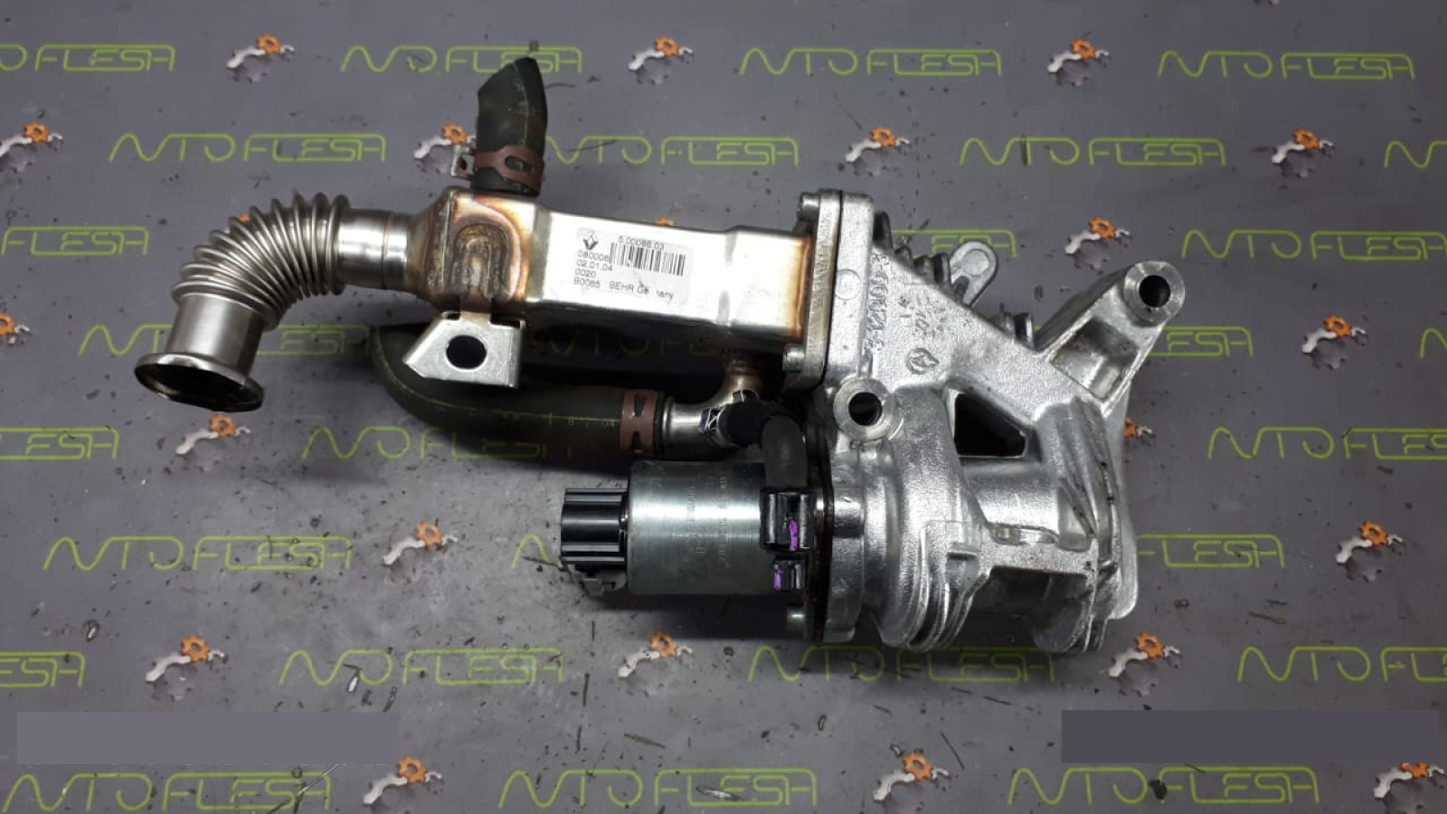 Б/у клапан EGR/ охладитель в сборе 8200360566, 7701058850 для Renault Laguna II/ Megane II/ Scenic II Б/у клапан EGR/ охладитель в сборе 8200360566, 7701058850 для Renault Laguna II/ Megane II/ Scenic II