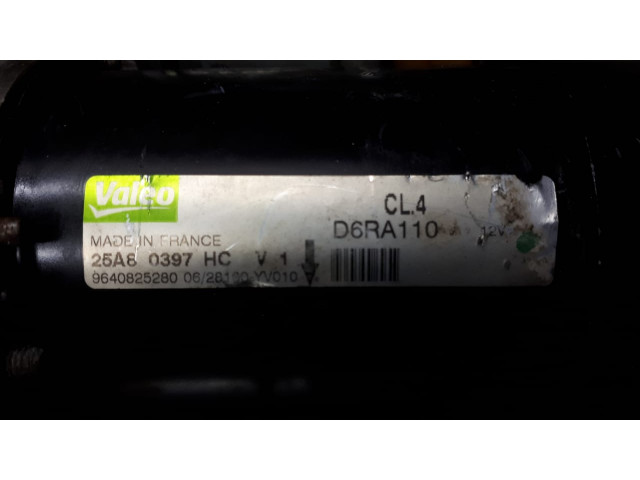 Б/у стартер 9640825280 1.6 HDi для Citroen/ Fiat/ Peugeot/ Toyota Б/у стартер 9640825280 1.6 HDi для Citroen/ Fiat/ Peugeot/ Toyota