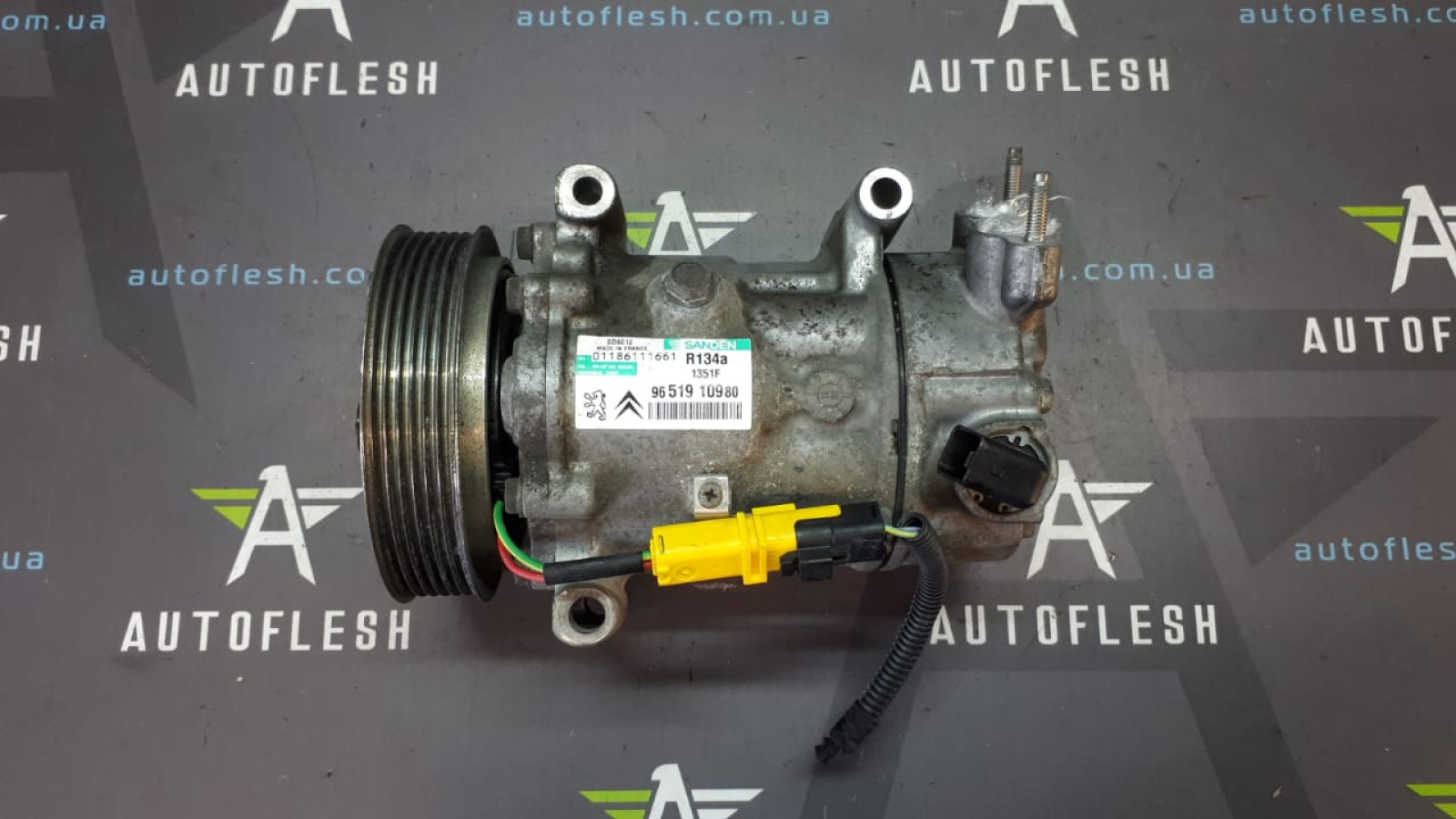 Б/у компрессор кондиционера 9651910980 для Citroen/ Peugeot