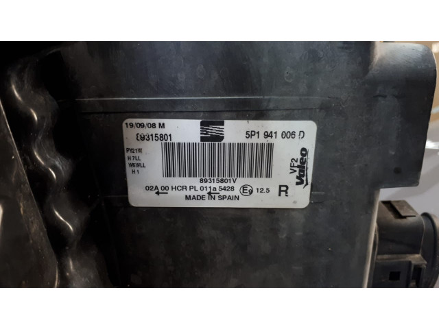 Б/у фара правая 5P1941006D для Seat Altea, Altea XL/ Leon/ Toledo III Б/у фара правая 5P1941006D для Seat Altea, Altea XL/ Leon/ Toledo III