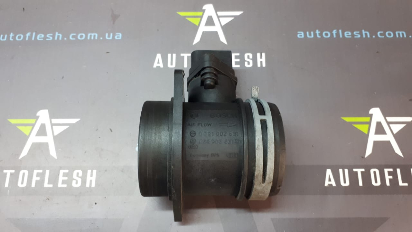 Б/у расходомер воздуха 0281002531, 1.9 TDi для Audi/ Seat/ Skoda/ Volkswagen
