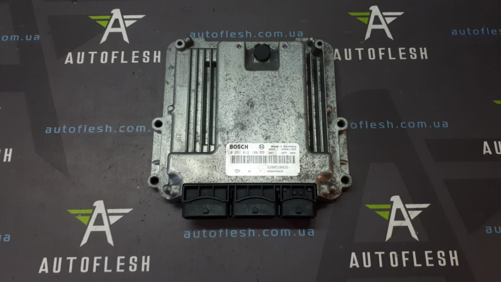Б/у блок управления двигателем 0281012199, 8200520036, 8200589839 для Renault Espace IV/ Laguna II
