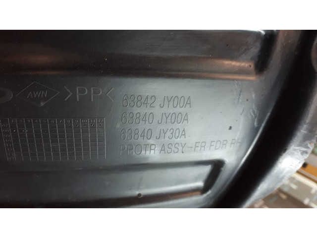 Б/у подкрылок передний правый 63842JY00A, 63840JY00A для Renault Koleos Б/у подкрылок передний правый 63842JY00A, 63840JY00A для Renault Koleos