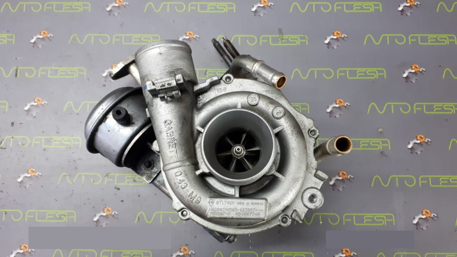 Б/у турбина 8200398585, GT1746V, 1.9 dCi для Renault Laguna II/ Megane II/ Scenic II