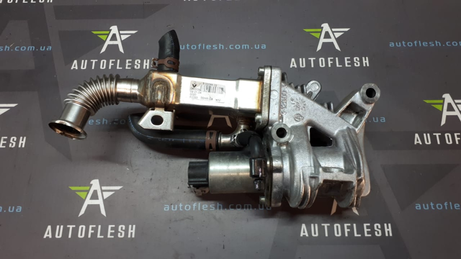 Б/у клапан EGR/ охладитель EGR в сборе 7700107471 для Mitsubishi/ Nissan/ Opel/ Renault/ Volvo