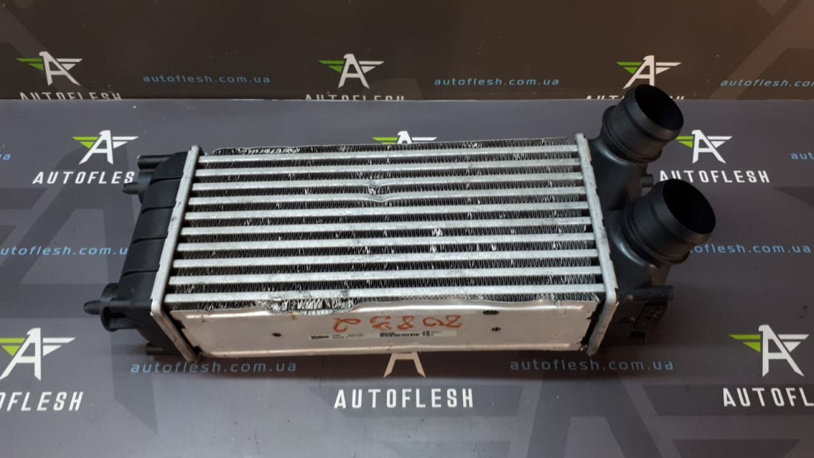 Б/у радиатор интеркуллера 9684212480, 1.6 HDi для Citroen/ Peugeot