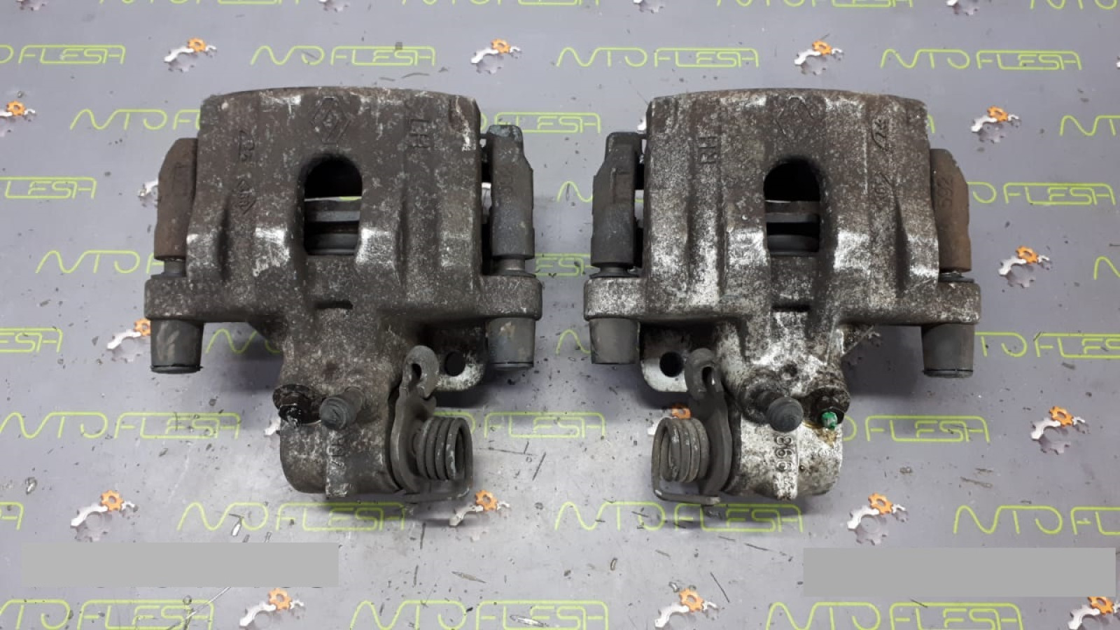 Б/у суппорт задний в сборе 7701049108, 7701049109 для Renault Espace IV/ Laguna II/ Megane II/ Vel Satis