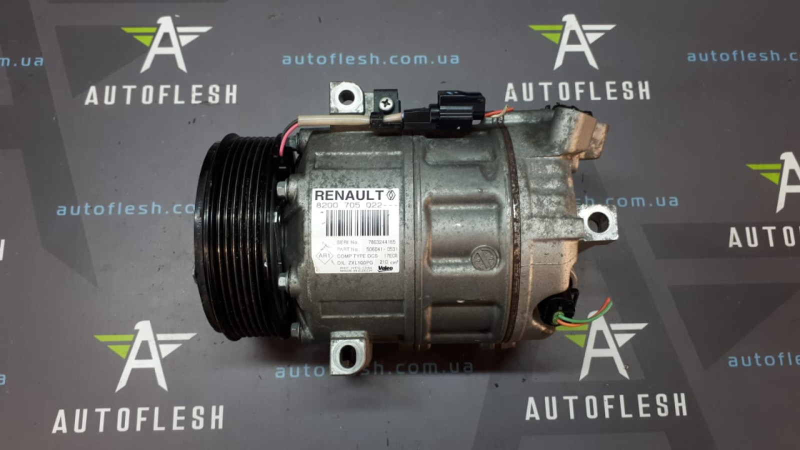 Б/у компрессор кондиционера 8200705022, 2.0 DCI M9R для Nissan/ Opel/ Renault