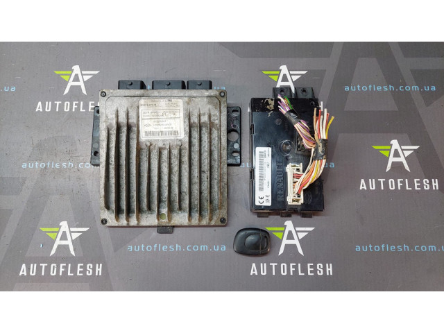 Б/у комплект ЭБУ 8200250663, 8200129109, 8200814474 для Renault Clio II/ Kangoo