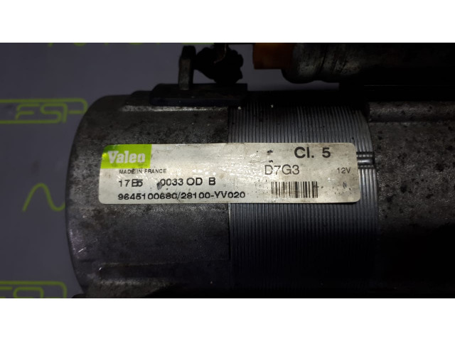 Б/у стартер 9645100680 1.6 HDi для Citroen/ Fiat/ MINI/ Peugeot/ Suzuki/ Toyota Б/у стартер 9645100680 1.6 HDi для Citroen/ Fiat/ MINI/ Peugeot/ Suzuki/ Toyota