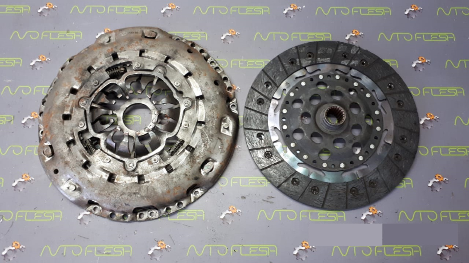 Б/у комплект сцепления 7701474495, 1.9 dCi для Nissan Primera/ Renault Megane II, Scenic II