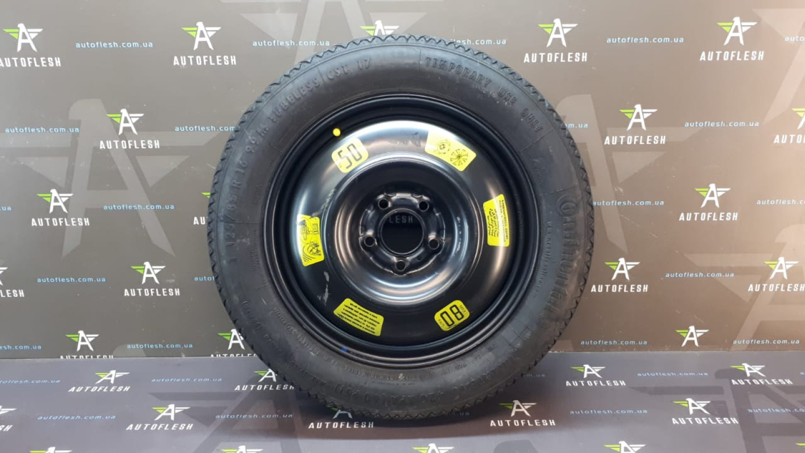 Б/у запаска/ докатка 9675355980, 3.5Jx16/ ET32, 5x108, Continental 125/85 R16 99M для Citroen/ Peugeot