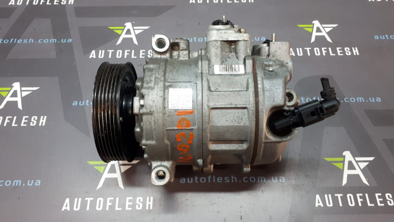 Б/у компрессор кондиционера 1K0820803F, 447220-9203 для Audi/ Seat/ Skoda/ Volkswagen