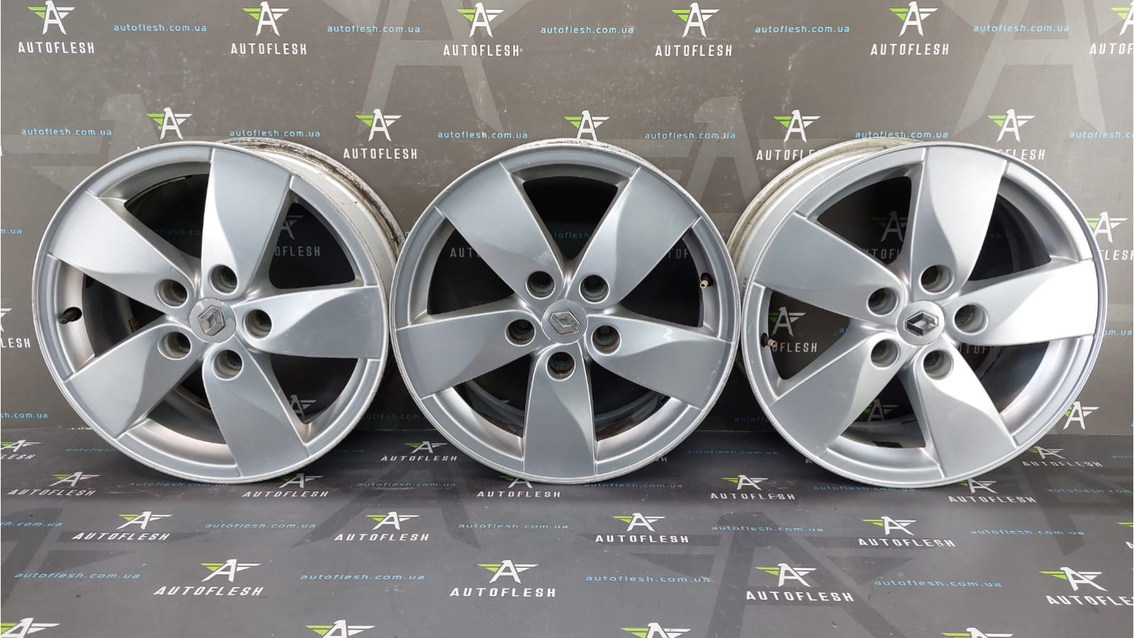 Б/у диски R16, 403000064R, 6.5Jx16CH/ ET47, разболтовка 5×114.3 Proteus для Renault