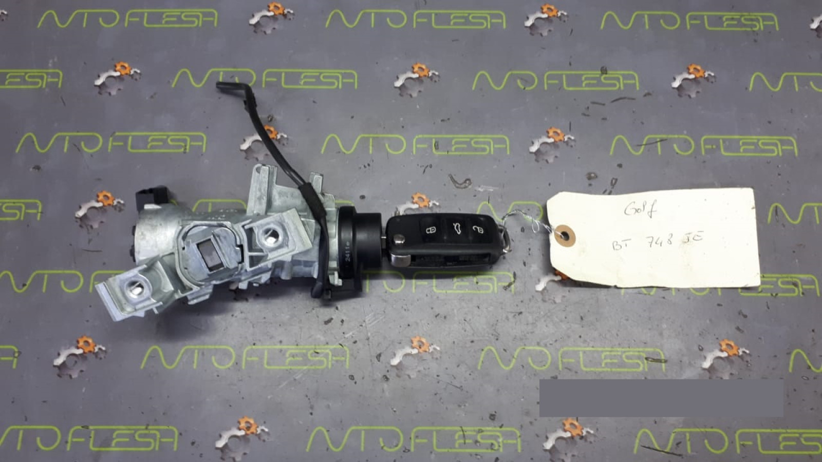 Б/у замок зажигания 1K0905851B, 5K0837202Q для Audi/ Seat/ Skoda/ Volkswagen Б/у замок зажигания 1K0905851B, 5K0837202Q для Audi/ Seat/ Skoda/ Volkswagen