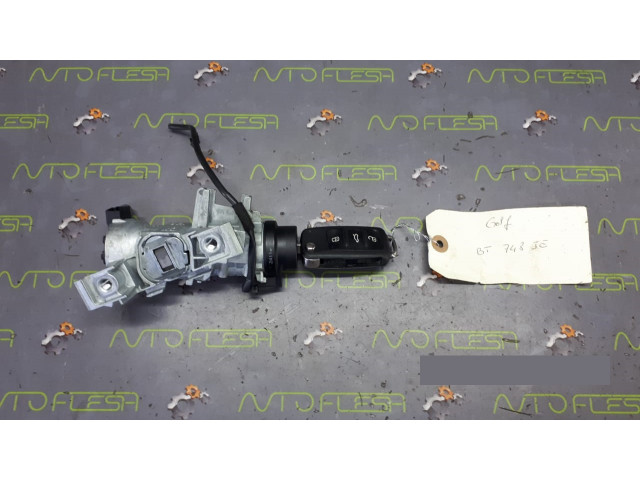 Б/у замок зажигания 1K0905851B, 5K0837202Q для Audi/ Seat/ Skoda/ Volkswagen