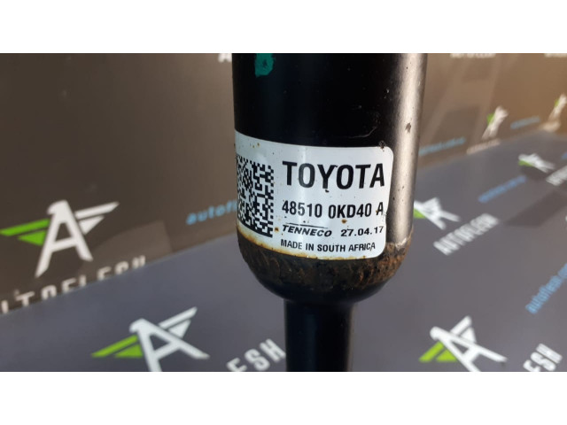 Б/у амортизатор передний 485100KD40, 485108Z207 для Toyota Hilux VIII Б/у амортизатор передний 485100KD40, 485108Z207 для Toyota Hilux VIII