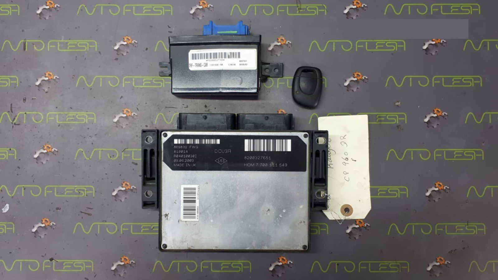 Б/у комплект ЭБУ 8200327651, 8200032776, DSU3R для Renault Kangoo