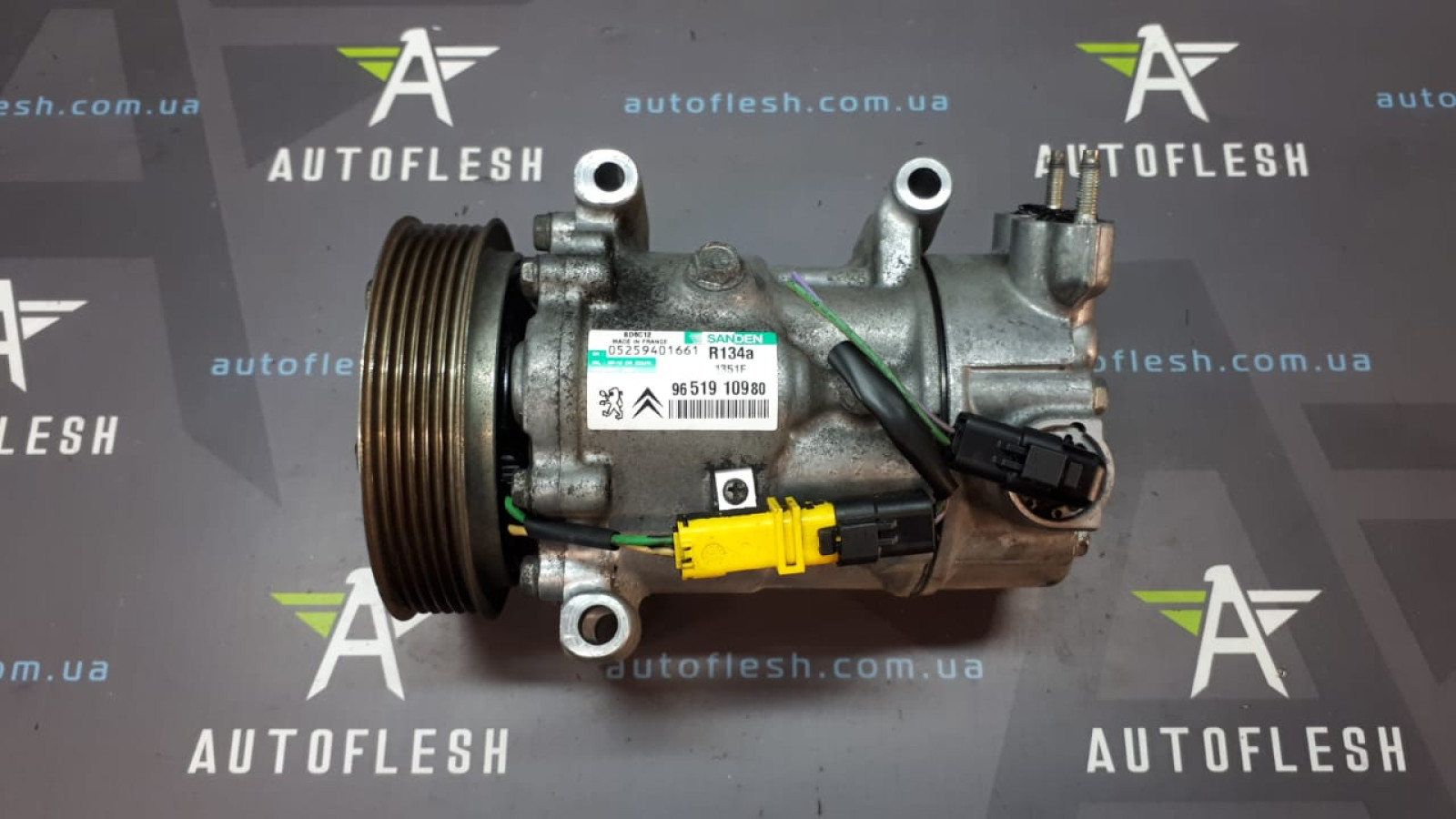 Б/у компрессор кондиционера 9651910980 для Citroen/ Peugeot