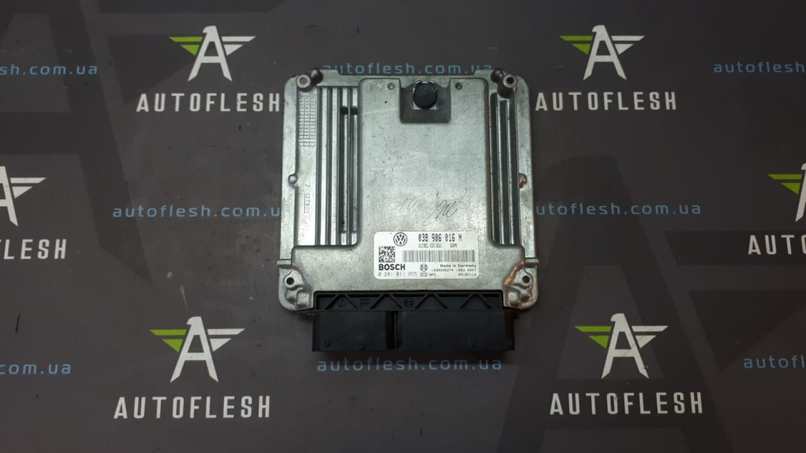 Б/у блок управления двигателем 038906016N, 0281011855, 1.9 TDI для Volkswagen Transporter T5