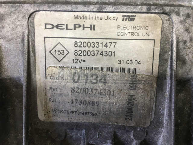 Б/у ЭБУ Delphi 1.5 dCi 8200331477/ 8200374301/ P8200332770 для Renault Б/у ЭБУ Delphi 1.5 dCi 8200331477/ 8200374301/ P8200332770 для Renault