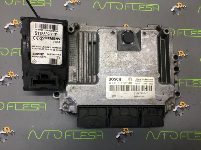 Б/у ЕБУ Bosch 1.9 dCi 0281013907, 8200705747, 8200125077 для Renault Scenic II/ Megane II