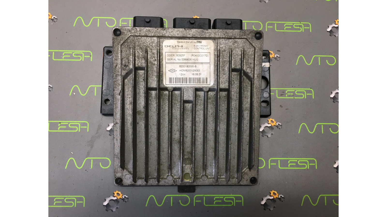 Б/у ЭБУ (блок управления двигателем) Delphi 1.5 dCi 8200180595-B/ HOM8200129063 для Renault Clio II