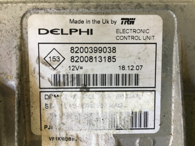 ЕБУ Delphi 1,5dCi 8200399038/ 8200813185 Renault Nissan ЕБУ Delphi 1,5dCi 8200399038/ 8200813185 Renault Nissan