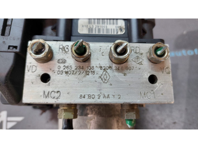 Б/у блок ABS/ насос ABS 0265234138, 8200344607, 0265950300 для Renault Grand Scenic II/ Megane II/ Scenic II Б/у блок ABS/ насос ABS 0265234138, 8200344607, 0265950300 для Renault Grand Scenic II/ Megane II/ Scenic II