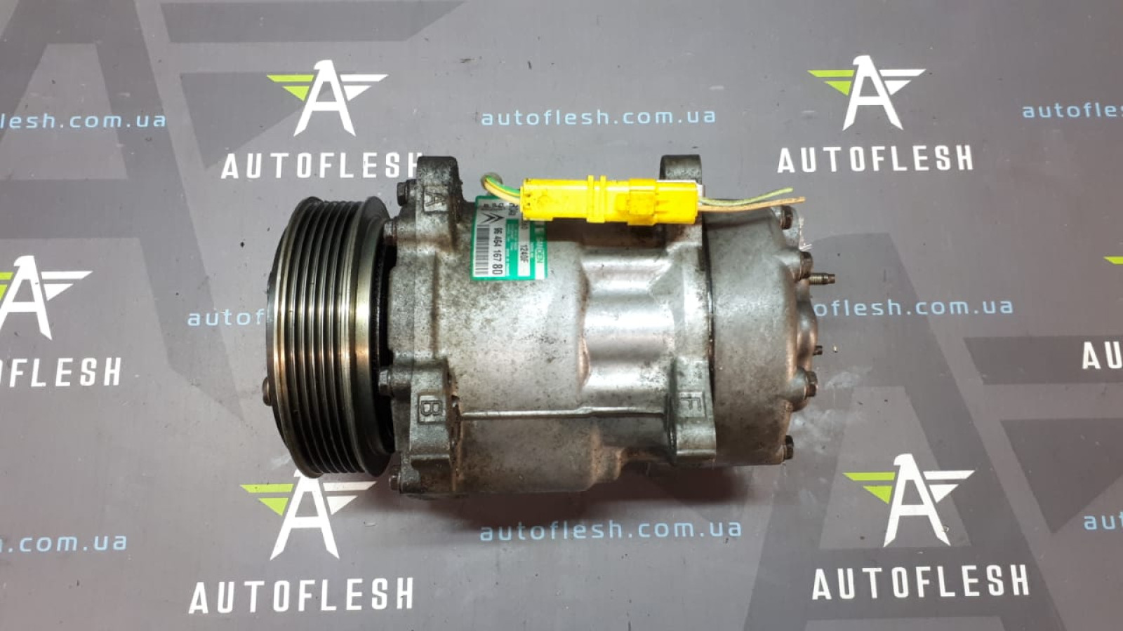 Б/у компрессор кондиционера 9646416780 для Citroen/ Fiat/ Peugeot