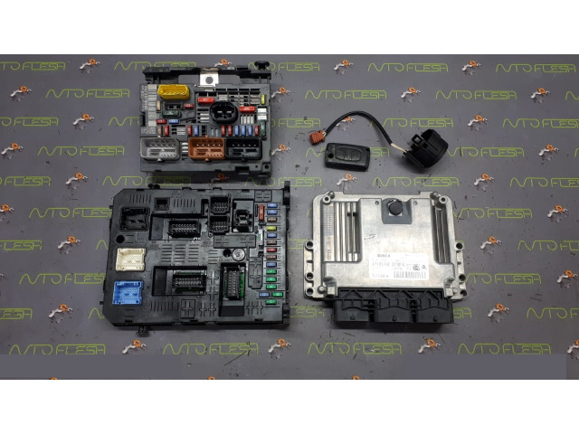 Б/у комплект ЭБУ 0281030546, 9807885980, 1.6 HDi для Citroen/ Peugeot