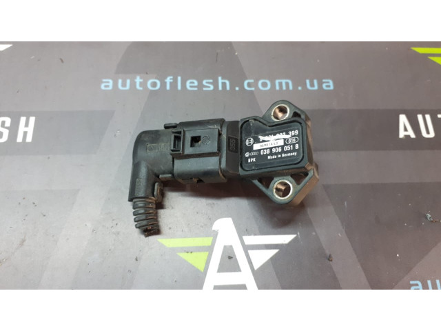 Б/у датчик давления наддува 038906051B для Audi/ Ford Galaxy/ Seat/ Skoda/ Volkswagen